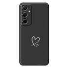 For Samsung Galaxy A23 5G / 4G D Series Minimalist TPU Creative Painted Phone Case(Black A1044) - 1
