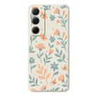 For Samsung Galaxy A31 D Series Minimalist TPU Creative Painted Phone Case(White A1059) - 1