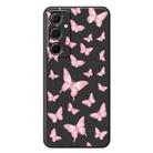 For Samsung Galaxy A16 4G / 5G C Series Minimalist TPU Creative Painted Phone Case(Black A1033) - 1