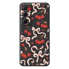 For Samsung Galaxy A16 4G / 5G C Series Minimalist TPU Creative Painted Phone Case(Black A1034) - 1