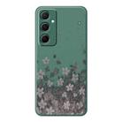 For iPhone 12 Pro Max A Series Minimalist TPU Creative Painted Phone Case(Green A0945) - 1
