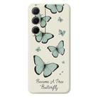 For iPhone 11 Pro Max A Series Minimalist TPU Creative Painted Phone Case(White A0979) - 1