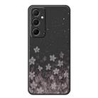 For iPhone 11 Pro Max A Series Minimalist TPU Creative Painted Phone Case(Black A0945) - 1