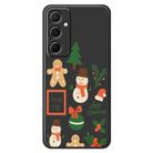 For iPhone 13 mini B Series Minimalist TPU Creative Painted Phone Case(Black A0996) - 1