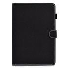 For iPad Air 2022 / 2020 10.9 Solid Color Magnetic Horizontal Flip Leather Case with Card Slots & Holder & Anti-skid Strip(Black) - 1