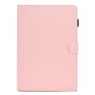 For iPad Air 2022 / 2020 10.9 Solid Color Magnetic Horizontal Flip Leather Case with Card Slots & Holder & Anti-skid Strip(Pink) - 1