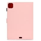 For iPad Air 2022 / 2020 10.9 Solid Color Magnetic Horizontal Flip Leather Case with Card Slots & Holder & Anti-skid Strip(Pink) - 2
