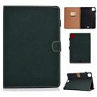 For iPad Air 2022 / 2020 10.9 Solid Color Magnetic Horizontal Flip Leather Case with Card Slots & Holder & Anti-skid Strip(Green) - 1