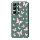 For iPhone 15 C Series Minimalist TPU Creative Painted Phone Case(Green A1033) - 1