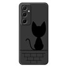 For iPhone 13 Pro Max D Series Minimalist TPU Creative Painted Phone Case(Black A1052) - 1