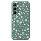 For iPhone 13 Pro Max F Series Minimalist TPU Creative Painted Phone Case(Green A1094) - 1