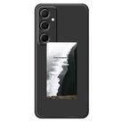 For iPhone 14 Pro G Series Minimalist TPU Creative Painted Phone Case(Black A1106) - 1