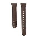 22mm xDfind Double Ring Single Rivet Genuine Leather Watch Band(Coffee) - 3