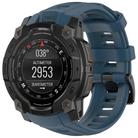For Garmin Instinct 3 AMOLED 45mm / Solar 45mm xDfind Quick-release Silicone Watch Band(Blue) - 1