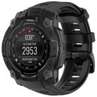For Garmin Instinct 3 AMOLED 50mm / Solar 50mm xDfind Quick-release Silicone Watch Band(Black) - 1