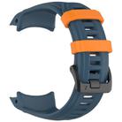 For Garmin Instinct 3 AMOLED 50mm / Solar 50mm xDfind Quick-release Silicone Watch Band(Blue + Orange) - 2
