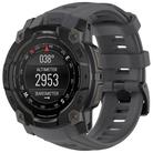For Garmin Instinct 3 AMOLED 50mm / Solar 50mm xDfind Quick-release Silicone Watch Band(Graphite Grey) - 1
