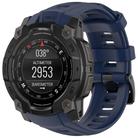 For Garmin Instinct 3 AMOLED 50mm / Solar 50mm xDfind Quick-release Silicone Watch Band(Midnight Blue) - 1
