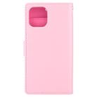 For iPhone 12 Pro Max GOOSPERY RICH DIARY Crazy Horse Texture Horizontal Flip Leather Case with Holder & Card Slots & Wallet(Pink) - 3