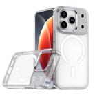 For iPhone 17 Pro MagSafe Magnetic Clear Phone Case(White) - 1