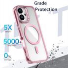 For iPhone 17 MagSafe Magnetic Clear Phone Case(Purple) - 2
