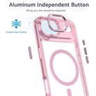 For iPhone 17 Air MagSafe Magnetic Clear Phone Case(Pink) - 3