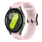 For Samsung Galaxy Watch 7 / 6 / 5 / FE xDfind Breathable Silicone Watch Band(Pink) - 1