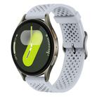 For Samsung Galaxy Watch 7 / 6 / 5 / FE xDfind Breathable Silicone Watch Band(Grey) - 1