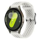 For Samsung Galaxy Watch 7 / 6 / 5 / FE xDfind Breathable Silicone Watch Band(Starlight) - 1