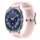 For Samsung Galaxy Watch Ultra / Ultra 2025 xDfind Breathable Silicone Watch Band(Pink) - 1