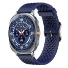 For Samsung Galaxy Watch Ultra / Ultra 2025 xDfind Breathable Silicone Watch Band(Midnight Blue) - 1
