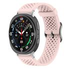 For Samsung Galaxy Watch8 / 8 Classic xDfind Breathable Silicone Watch Band(Pink) - 1