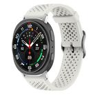 For Samsung Galaxy Watch8 / 8 Classic xDfind Breathable Silicone Watch Band(Starlight) - 1