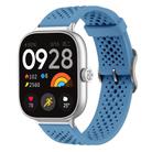 For Xiaomi Band 9 Pro/8 Pro/Redmi Watch 5/4 xDfind Breathable Silicone Watch Band(Blue) - 1