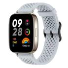 For Redmi Watch 3 xDfind Breathable Silicone Watch Band(Grey) - 1
