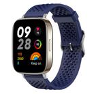 For Redmi Watch 3 xDfind Breathable Silicone Watch Band(Midnight Blue) - 1