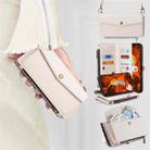 For OPPO K13 Turbo 5G Zipper Wallet Side Buckle Crossbody Lanyard Leather Phone Case(White) - 2