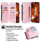 For Samsung Galaxy A05 4G Zipper Wallet Side Buckle Crossbody Lanyard Leather Phone Case(Rose Gold) - 2