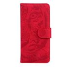 For LG K41S / K51S Tiger Embossing Pattern Horizontal Flip Leather Case with Holder & Card Slots & Wallet(Red) - 2
