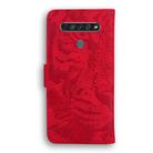 For LG K61 Tiger Embossing Pattern Horizontal Flip Leather Case with Holder & Card Slots & Wallet(Red) - 3