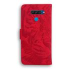 For LG K50 / Q60 Tiger Embossing Pattern Horizontal Flip Leather Case with Holder & Card Slots & Wallet(Red) - 3