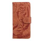 For LG K50 / Q60 Tiger Embossing Pattern Horizontal Flip Leather Case with Holder & Card Slots & Wallet(Brown) - 2