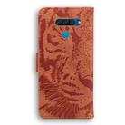 For LG K50 / Q60 Tiger Embossing Pattern Horizontal Flip Leather Case with Holder & Card Slots & Wallet(Brown) - 3