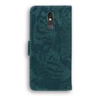 For LG Stylo 5 Tiger Embossing Pattern Horizontal Flip Leather Case with Holder & Card Slots & Wallet(Green) - 3