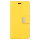 For iPhone 12 mini GOOSPERY RICH DIARY Crazy Horse Texture Horizontal Flip Leather Case with Holder & Card Slots & Wallet(Yellow) - 2