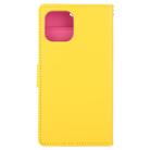 For iPhone 12 mini GOOSPERY RICH DIARY Crazy Horse Texture Horizontal Flip Leather Case with Holder & Card Slots & Wallet(Yellow) - 3