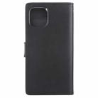 For iPhone 12 mini GOOSPERY RICH DIARY Crazy Horse Texture Horizontal Flip Leather Case with Holder & Card Slots & Wallet(Black) - 3