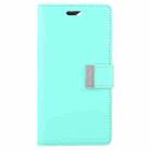 For iPhone 12 mini GOOSPERY RICH DIARY Crazy Horse Texture Horizontal Flip Leather Case with Holder & Card Slots & Wallet(Mint Green) - 1