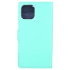 For iPhone 12 mini GOOSPERY RICH DIARY Crazy Horse Texture Horizontal Flip Leather Case with Holder & Card Slots & Wallet(Mint Green) - 2