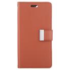 For iPhone 12 mini GOOSPERY RICH DIARY Crazy Horse Texture Horizontal Flip Leather Case with Holder & Card Slots & Wallet(Brown) - 2